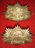 M66 - The Midland Regiment Matching Collar Badge Pair 